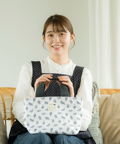 kippis(キッピス)の「保冷ランチトート<撥水加工>(エコバッグ/サブバッグ・レディース・ホワイト系その他3/ホワイト系その他/ブルー系その他/ホワイト系その他2/ブルー系その他2/ブラック・FREE)」の12枚目の写真