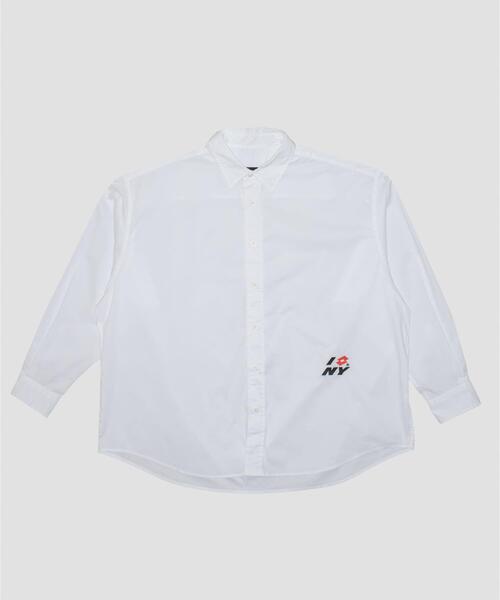 LOTTO（ロット）の「LOTTO　I LOSANGA NY LONG-SLEEVE SHIRTS（シャツ/ブラウス・メンズ・ホワイト/ストライプ・XX-LARGE/MEDIUM/X-LARGE/LARGE）」の3枚目の写真