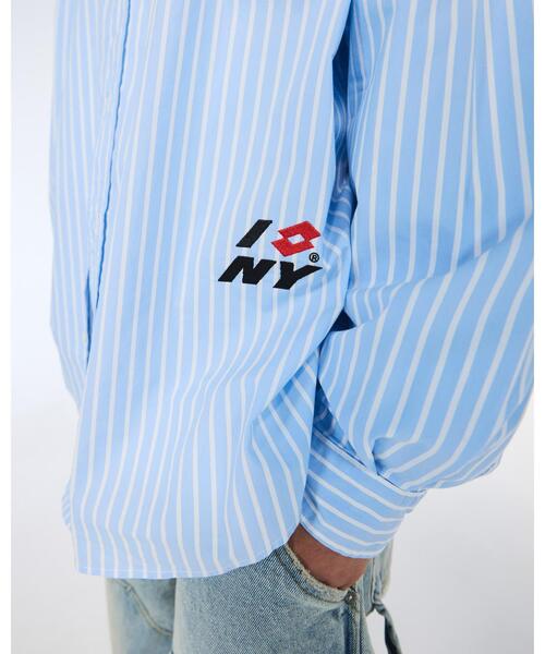 LOTTO（ロット）の「LOTTO　I LOSANGA NY LONG-SLEEVE SHIRTS（シャツ/ブラウス・メンズ・ホワイト/ストライプ・XX-LARGE/MEDIUM/X-LARGE/LARGE）」の5枚目の写真