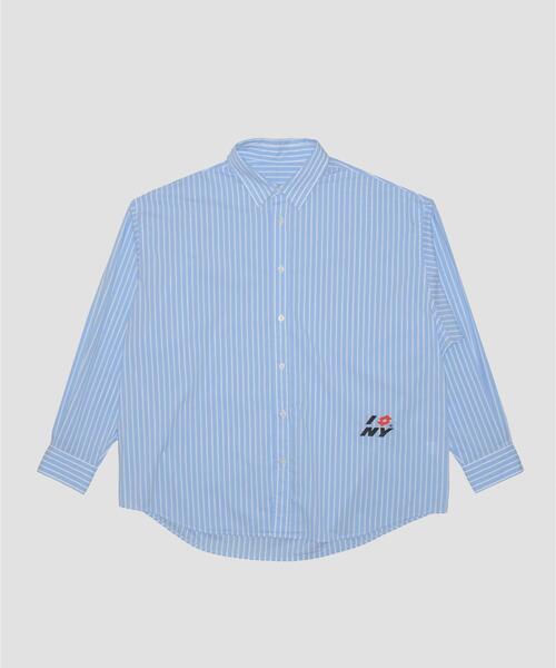LOTTO（ロット）の「LOTTO　I LOSANGA NY LONG-SLEEVE SHIRTS（シャツ/ブラウス・メンズ・ホワイト/ストライプ・XX-LARGE/MEDIUM/X-LARGE/LARGE）」の9枚目の写真