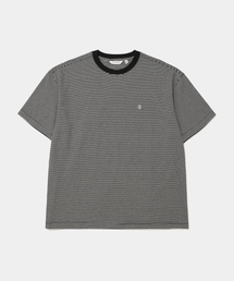 pin stripe s/s t-shirt black