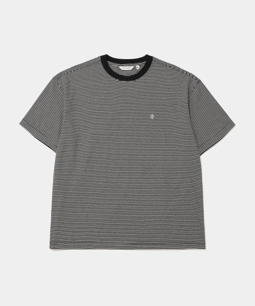 UNIFORM BRIDGE(ユニフォームブリッジ)の「pin stripe s/s t-shirt black(Tシャツ/カットソー・メンズ・その他・MEDIUM/LARGE/X-LARGE/XX-LARGE)」の1枚目の写真