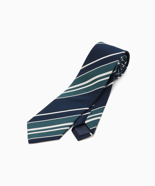 EDIFICE（エディフィス）の「PB レップマルチストライプタイ（ネクタイ・メンズ・コバルトブルー/ダークブルー/ブラウン系その他・FREE）」の2枚目の写真