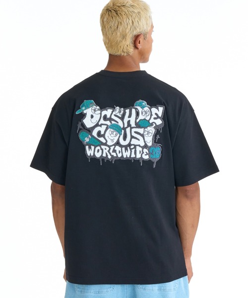 DC SHOES（ディーシーシューズ）の「ディーシーシューズ  アウトドアカジュアル 半袖Tシャツ 26 SK CREW SS（Tシャツ/カットソー・メンズ・ブラック/グレー・M/L/LL）」の2枚目の写真