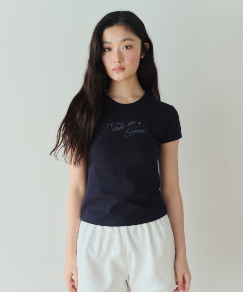 HOMEBODY THINGS（ホームバディ ティングズ）の「Take Me Home TEE (NAVY)（Tシャツ/カットソー・レディース・その他・1/2）」の2枚目の写真