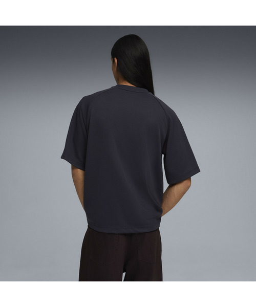 PUMA(プーマ)の「PUMA プーマ メンズ T7 オーバーサイズ ピケ ビッグ キャット 半袖 Tシャツ(Tシャツ/カットソー・メンズ・ブラック/ネイビー/オフホワイト・SMALL/MEDIUM/LARGE/X-LARGE/XX-LARGE)」の4枚目の写真