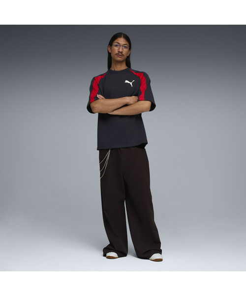 PUMA(プーマ)の「PUMA プーマ メンズ T7 オーバーサイズ ピケ ビッグ キャット 半袖 Tシャツ(Tシャツ/カットソー・メンズ・ブラック/ネイビー/オフホワイト・SMALL/MEDIUM/LARGE/X-LARGE/XX-LARGE)」の5枚目の写真