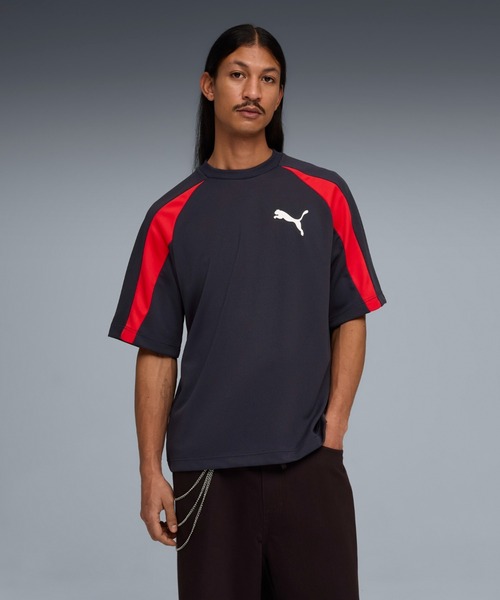 PUMA Mens T7 OВЕРСАЙЗ Pike Big Chest полуспортивная футболка с коротким рукавом