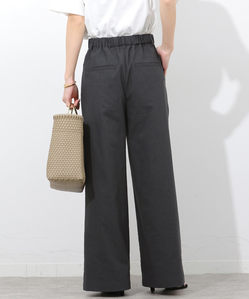 JOURNAL STANDARD relume(ジャーナルスタンダード レリューム)の「リネンミックス2タックパンツ(その他パンツ・レディース・チャコールグレー/ベージュ・38/36)」の7枚目の写真
