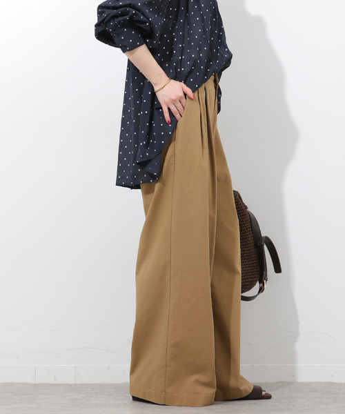 JOURNAL STANDARD relume(ジャーナルスタンダード レリューム)の「リネンミックス2タックパンツ(その他パンツ・レディース・チャコールグレー/ベージュ・38/36)」の13枚目の写真