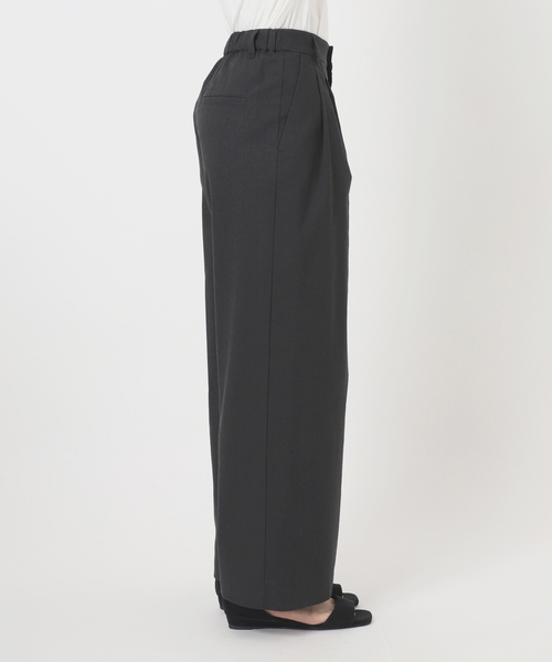 JOURNAL STANDARD relume(ジャーナルスタンダード レリューム)の「リネンミックス2タックパンツ(その他パンツ・レディース・チャコールグレー/ベージュ・38/36)」の18枚目の写真