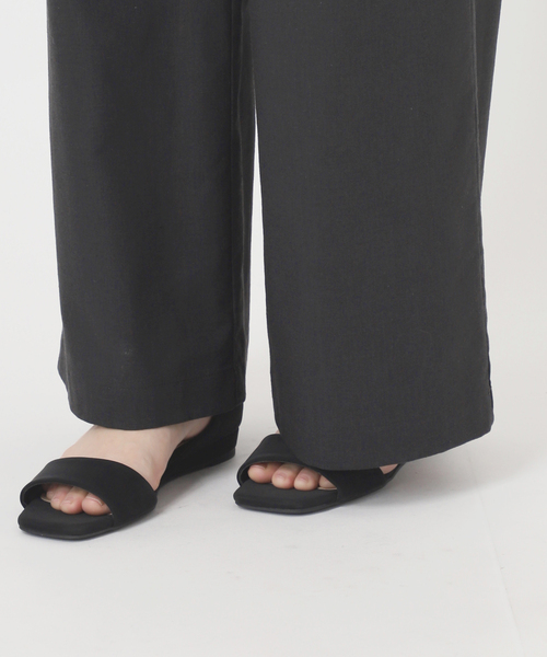 JOURNAL STANDARD relume(ジャーナルスタンダード レリューム)の「リネンミックス2タックパンツ(その他パンツ・レディース・チャコールグレー/ベージュ・38/36)」の22枚目の写真