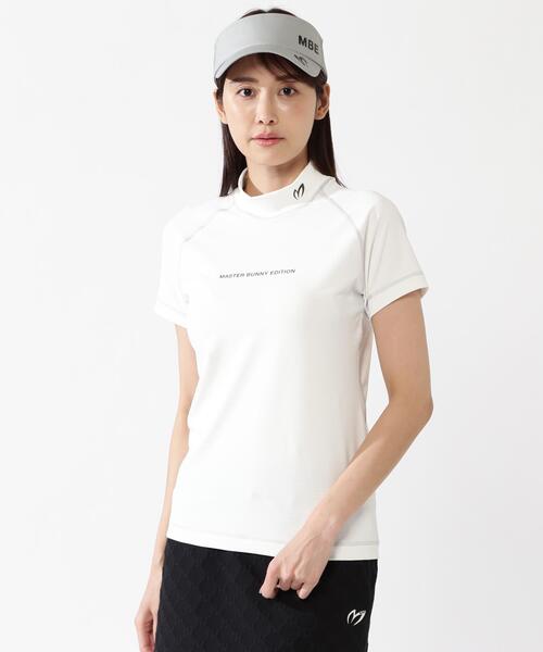 MASTER BUNNY EDITION(マスターバニーエディション)の「【MASTER BUNNY EDITION】鹿の子ボーダー(Tシャツ/カットソー・レディース・ホワイト/グリーン/ブラック・MEDIUM/LARGE/SMALL)」の1枚目の写真