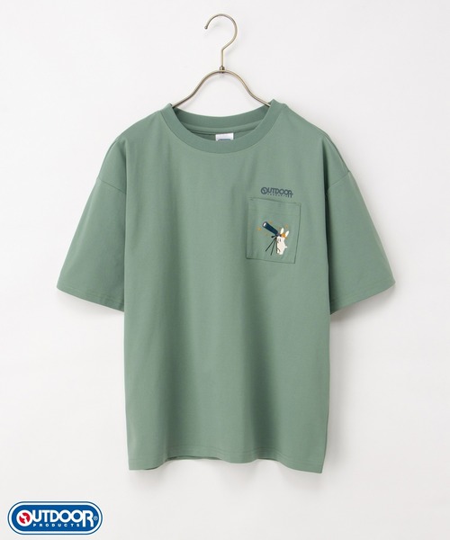 Honeys(ハニーズ)の「【アクティブウェア・速乾ドライ・UVカット】OUTDOOR PRODUCTS/半袖Tシャツ(Tシャツ/カットソー・レディース・スミクロ/グレイッシュベージュ/オフホワイト/ブラック/ライトグリーン/ピンク/モカ/ブルー/ネイビー・3L/M/LL/L/S)」の22枚目の写真