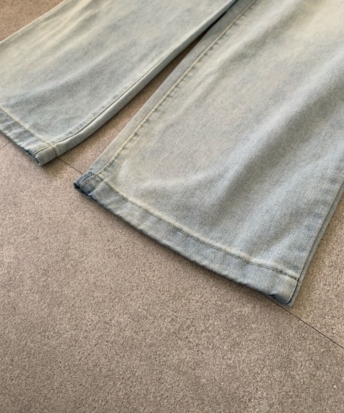Teem Store(チームストア)の「ヴィンテージ風タックワイドデニムパンツ(デニムパンツ・レディース・その他/サックスブルー/ブルー・M/S)」の14枚目の写真