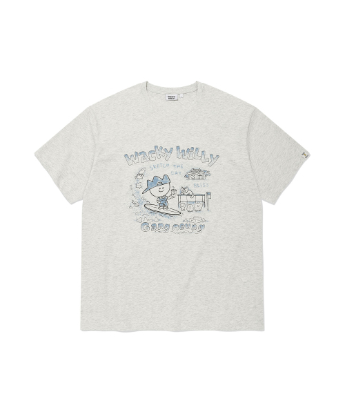 Wacky WiLLy(ワッキーウィリー)の「キキトラベルシリーズ 江陵Tシャツ ライトグレー(Tシャツ/カットソー・レディース・その他・SMALL/MEDIUM/LARGE/X-LARGE)」の2枚目の写真