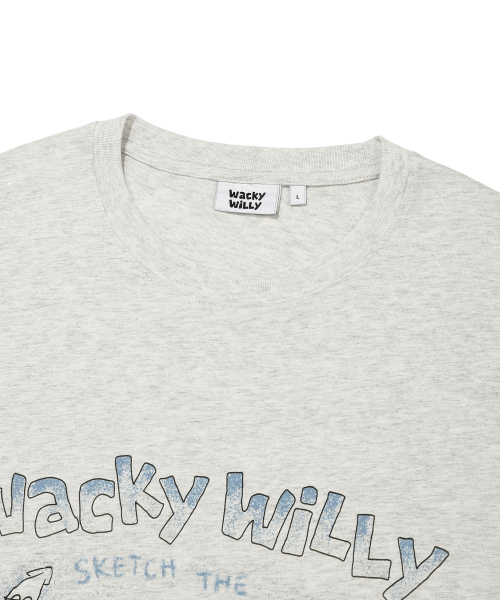 Wacky WiLLy(ワッキーウィリー)の「キキトラベルシリーズ 江陵Tシャツ ライトグレー(Tシャツ/カットソー・レディース・その他・SMALL/MEDIUM/LARGE/X-LARGE)」の4枚目の写真