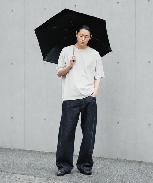 WYM LIDNM（ウィム バイ リドム）の「PORTABLE UV CUT UMBRELLA / Llife（折りたたみ傘・メンズ・ブラック・FREE）」の5枚目の写真