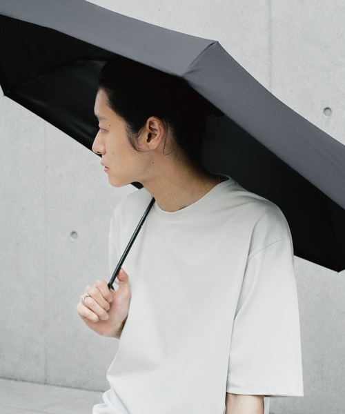 WYM LIDNM（ウィム バイ リドム）の「PORTABLE UV CUT UMBRELLA / Llife（折りたたみ傘・メンズ・ブラック・FREE）」の7枚目の写真