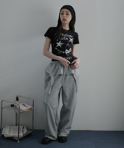Ulysses(ユリシス)の「ヒトデプリントロゴTシャツ(Tシャツ/カットソー・レディース・ブラック/ホワイト・S/M)」の3枚目の写真