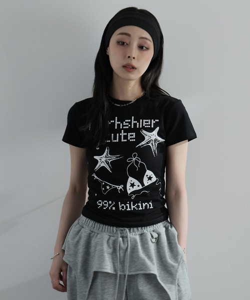 Ulysses(ユリシス)の「ヒトデプリントロゴTシャツ(Tシャツ/カットソー・レディース・ブラック/ホワイト・S/M)」の14枚目の写真