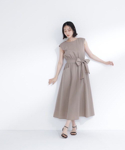 NATURAL BEAUTY BASIC(ナチュラルビューティーベーシック)の「【ちょうど、いい服】夏のお出かけ、るんるんワンピース(ワンピース・レディース・ブルー/パープル/ネイビー/モカ・P/S/LARGE/MEDIUM/SMALL)」の18枚目の写真