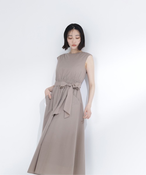 NATURAL BEAUTY BASIC(ナチュラルビューティーベーシック)の「【ちょうど、いい服】夏のお出かけ、るんるんワンピース(ワンピース・レディース・ブルー/パープル/ネイビー/モカ・P/S/LARGE/MEDIUM/SMALL)」の19枚目の写真