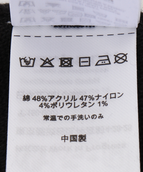 Carhartt WIP（カーハートダブリューアイピー）の「【CARHARTT WIP 】 CHEDDA WIP BEANIE（ニットキャップ/ビーニー・レディース・グリーン/ブラック・FREE）」の5枚目の写真