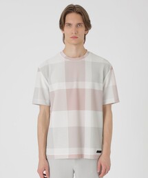 BLACK LABEL CRESTBRIDGE（ブラックレーベル・クレストブリッジ）の「【BLACK lab.】ブリーズメッシュクレストブリッジチェックTシャツ（Tシャツ/カットソー）」