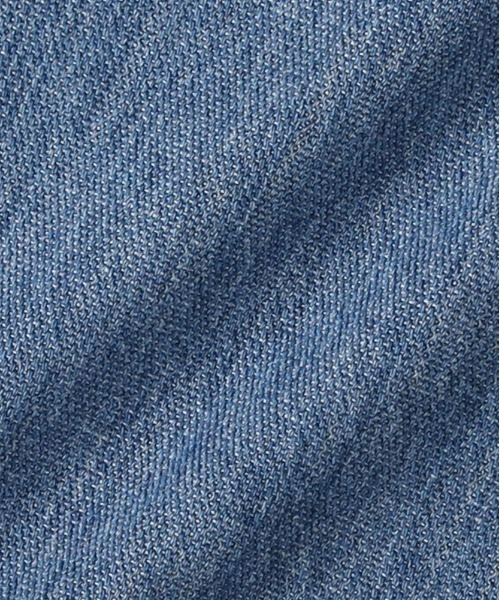 SOMETHING(サムシング)の「SOMETHING(サムシング)【レディース】サマーセミワイドパンツ(夏用/COOL/涼/抗菌/消臭/制菌)(デニムパンツ・レディース・ライトインディゴブルー・L/XS/S/M)」の14枚目の写真