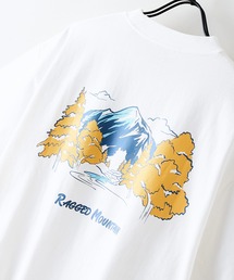 【RAGGED MOUNTAIN/ラギットマウンテン】【背中で見せるバックプリント】BETHEL/べテル オーバーサイズT  グラフィックＴシャツ ルーズシルエット バックプリント アウトドア キャンプ