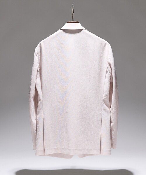DESIGNWORKS(デザインワークス)の「【セットアップ対応】リネンライクジャケット / 速乾性 / 防シワ性 / 形態安定性 / 通気性(テーラードジャケット・メンズ・ベージュ/ネイビー/ストライプ・44/46/48/50/52)」の7枚目の写真