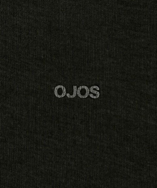 OJOS(オホス)の「【OJOS】Rib Hood Sleeveless / 【オホス】シアーレイヤードリブフード付きタンクトップ(タンクトップ・レディース・グレー/ブラック/ホワイト/ピンク・01)」の18枚目の写真