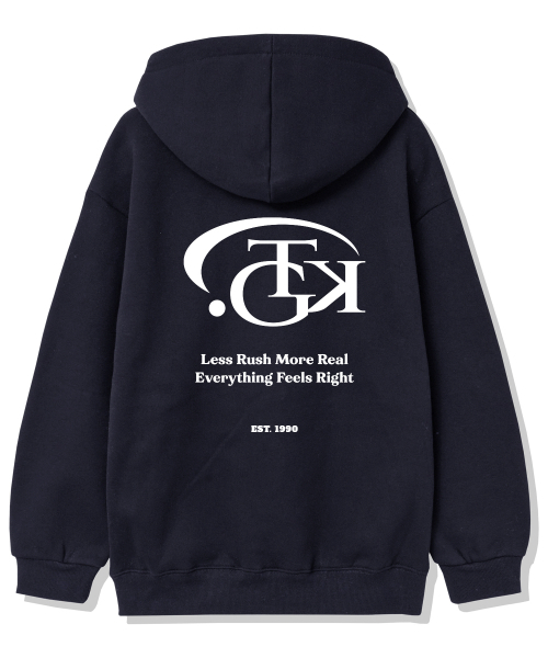 TI.GLAKE(ティーグレイク)の「TKクラブ 裏起毛フードパーカー ネイビー(パーカー・レディース・その他・XX-LARGE/X-LARGE/LARGE)」の2枚目の写真