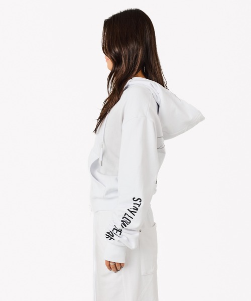 BEEDEN（ビーデン）の「JUST FIT WZIP HOODIE（パーカー・レディース・ホワイト/ブラック/ピンク/グレー・FREE）」の14枚目の写真