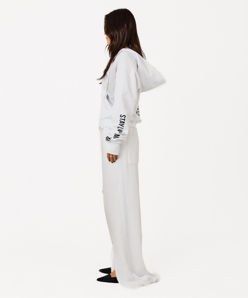 BEEDEN（ビーデン）の「JUST FIT WZIP HOODIE（パーカー・レディース・ホワイト/ブラック/ピンク/グレー・FREE）」の9枚目の写真