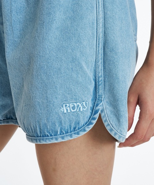 ROXY(ロキシー)の「ROXY RIDING ON デニムショートパンツ 【2026年夏モデル】(デニムパンツ・レディース・ブルー/ミント・LARGE/MEDIUM/SMALL)」の4枚目の写真
