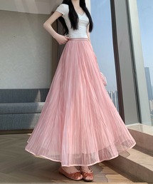 予約商品】スカート（ピンク/桃色系・チュール）ファッション通販