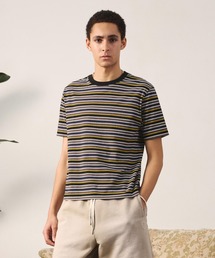 MULTI-STRIPE CROP T-SHIRT