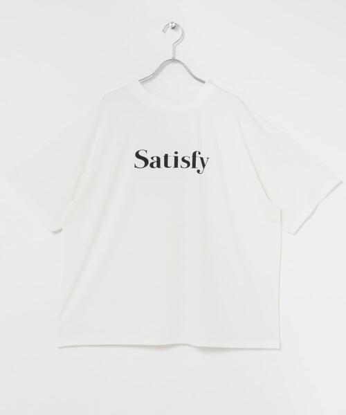 ITEMS URBANRESEARCH(アイテムズ アーバンリサーチ)の「ロゴプリントビッグTシャツ(Tシャツ/カットソー・レディース・ホワイト/ブラック/ブルー・FREE)」の8枚目の写真