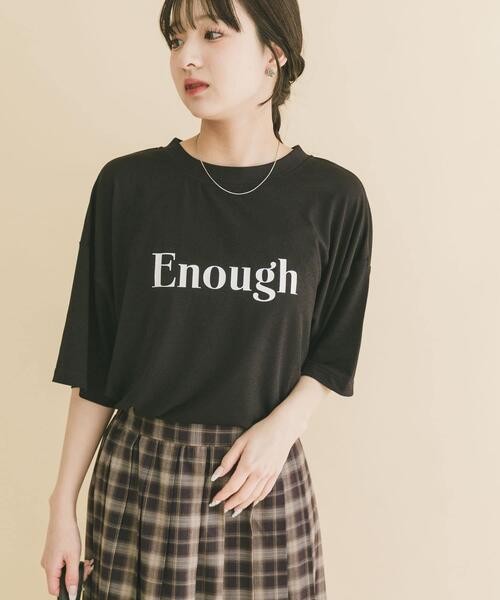 ITEMS URBANRESEARCH(アイテムズ アーバンリサーチ)の「ロゴプリントビッグTシャツ(Tシャツ/カットソー・レディース・ホワイト/ブラック/ブルー・FREE)」の11枚目の写真