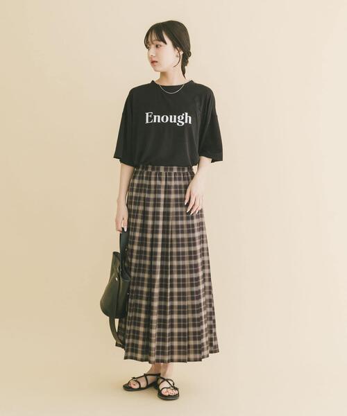 ITEMS URBANRESEARCH(アイテムズ アーバンリサーチ)の「ロゴプリントビッグTシャツ(Tシャツ/カットソー・レディース・ホワイト/ブラック/ブルー・FREE)」の13枚目の写真