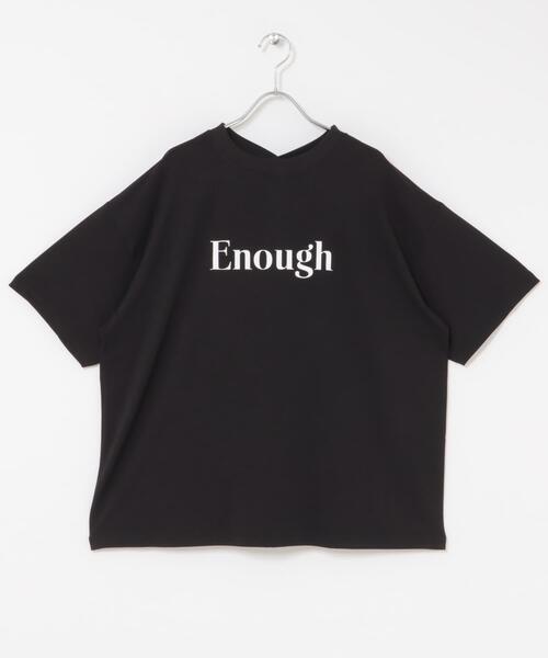 ITEMS URBANRESEARCH(アイテムズ アーバンリサーチ)の「ロゴプリントビッグTシャツ(Tシャツ/カットソー・レディース・ホワイト/ブラック/ブルー・FREE)」の14枚目の写真