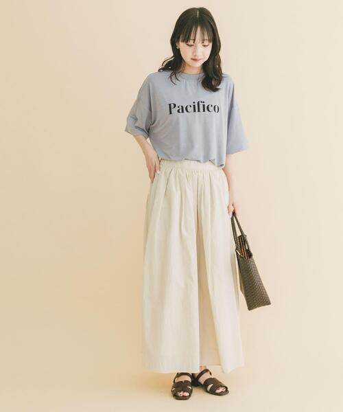 ITEMS URBANRESEARCH(アイテムズ アーバンリサーチ)の「ロゴプリントビッグTシャツ(Tシャツ/カットソー・レディース・ホワイト/ブラック/ブルー・FREE)」の19枚目の写真