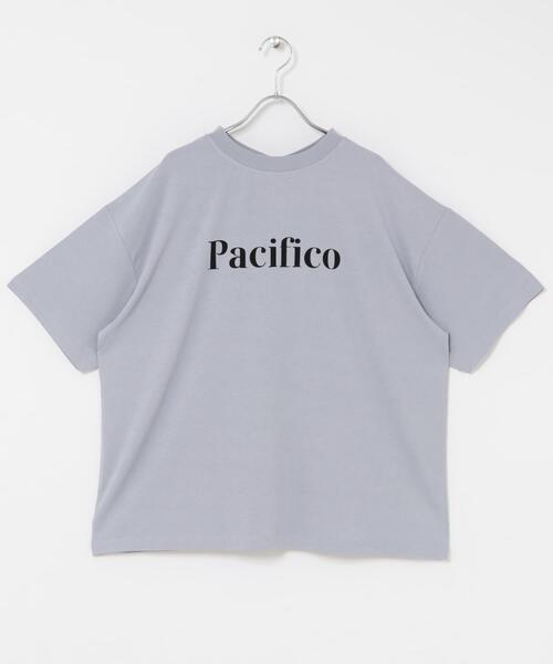 ITEMS URBANRESEARCH(アイテムズ アーバンリサーチ)の「ロゴプリントビッグTシャツ(Tシャツ/カットソー・レディース・ホワイト/ブラック/ブルー・FREE)」の21枚目の写真