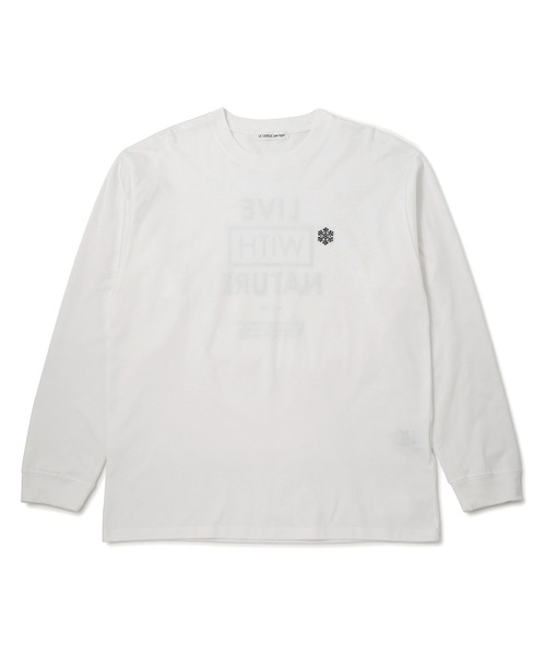 le cercle ADAM ET ROPE'(ルセルクルアダムエロペ)の「GreenlandグラフィックロングスリーブTシャツ(Tシャツ/カットソー・メンズ・オフホワイト/ブラック・L/LL/M)」の20枚目の写真