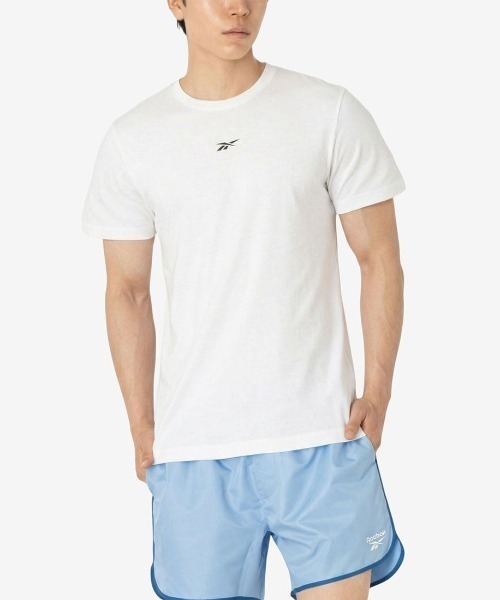 Reebok(リーボック)の「アスリート Tシャツ / ATHLETE T-SHIRT(Tシャツ/カットソー・メンズ・ブルー/ブラック/ホワイト・MEDIUM/SMALL/LARGE/X-LARGE)」の2枚目の写真