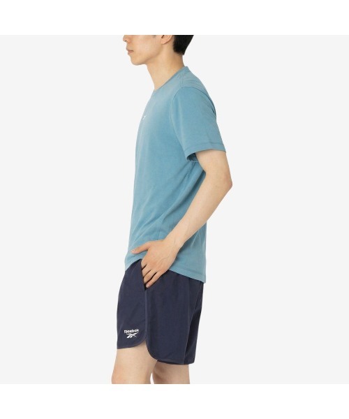 Reebok(リーボック)の「アスリート Tシャツ / ATHLETE T-SHIRT(Tシャツ/カットソー・メンズ・ブルー/ブラック/ホワイト・MEDIUM/SMALL/LARGE/X-LARGE)」の8枚目の写真