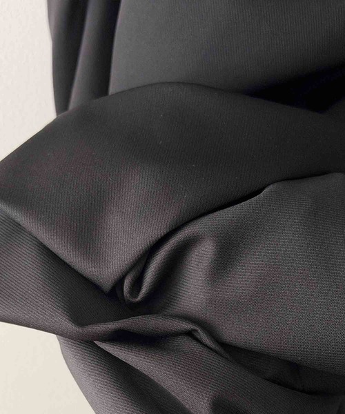 PICCIN PERLA(ピッチンペルラ)の「【セットアップ可能】ツータックワイドパンツ(その他パンツ・レディース・ブラック・M/S)」の9枚目の写真
