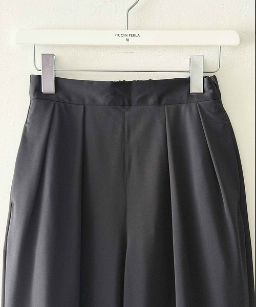 PICCIN PERLA(ピッチンペルラ)の「【セットアップ可能】ツータックワイドパンツ(その他パンツ・レディース・ブラック・M/S)」の5枚目の写真